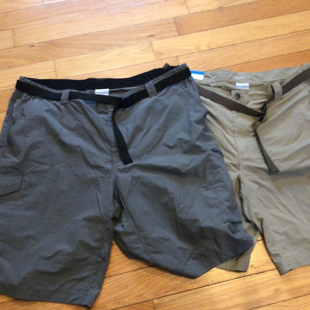 Mens Columbia Sun Protection Cargo Shorts - 2